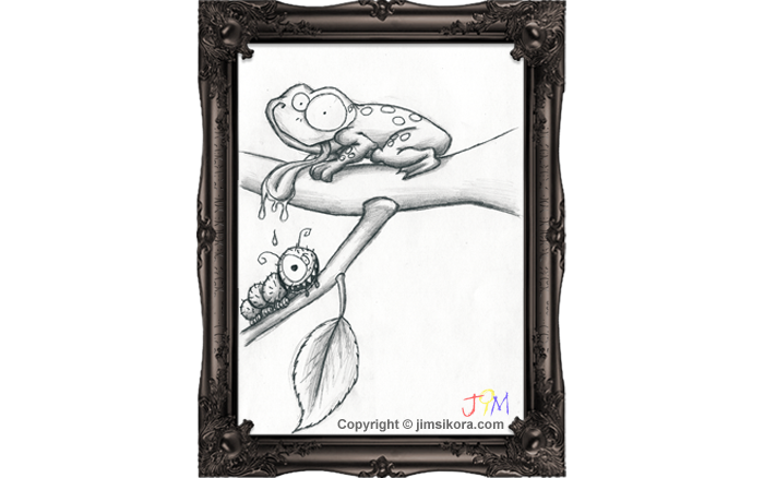 Jim Sikora Froggy & Friend Illustration